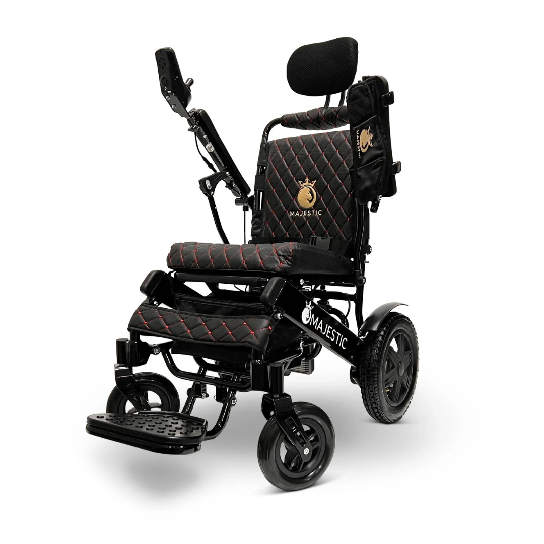 ComfyGo MAJESTIC IQ-9000 Lightweight Folding Power Wheelchair - Blowout Sale - Senior.com Power Chairs
